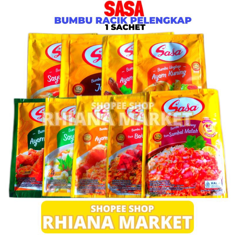 

Sasa Bumbu Racik Pelengkap Rasa 1 Pcs