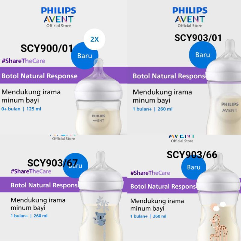 Botol Susu Natural Avent, Milk bottle botol susu Philip Avent