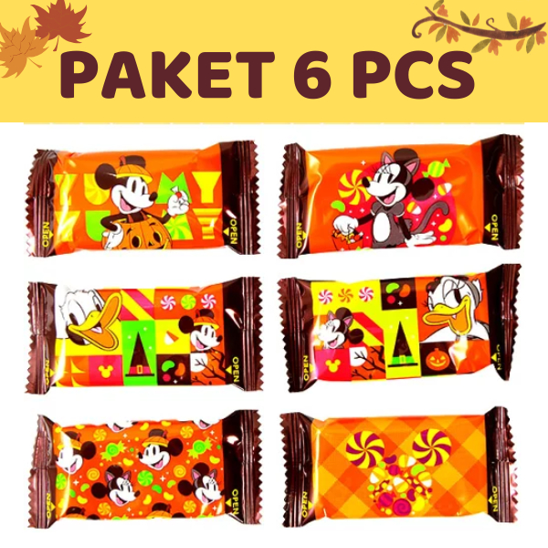 

[PAKET 6 PCS] Bourbon Disney Alfort Halloween Chocolate