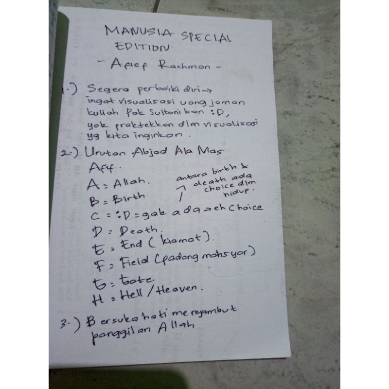 Catatan Kumpulan Ilmu (Muslimah Move on, Manusia Special Edition, Gendong Yuk Gendong dan Fitrah Bas