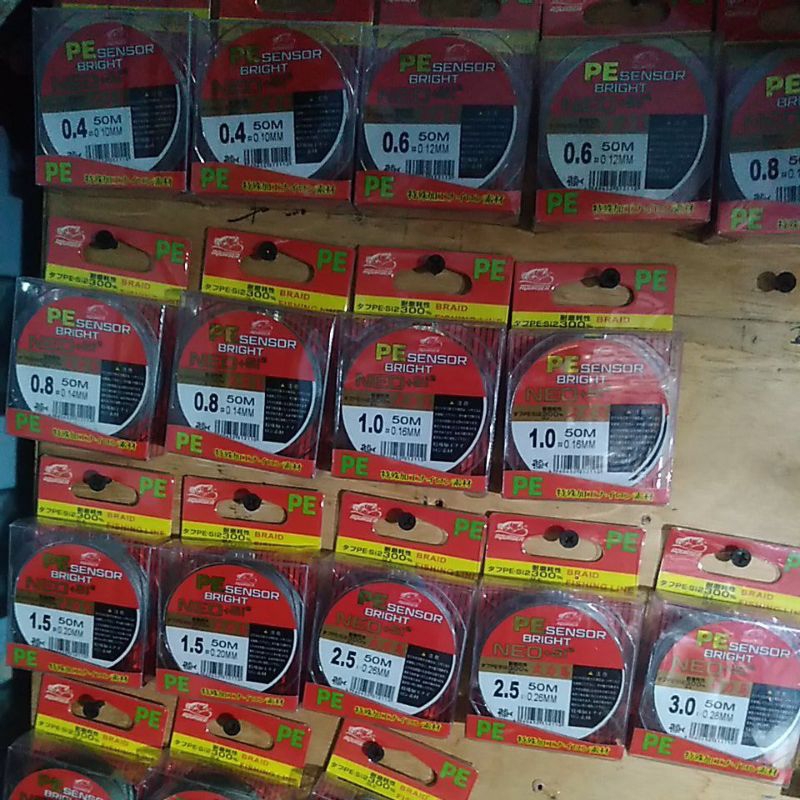 50meter senar pancing PE