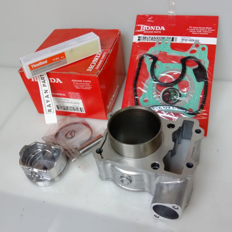 BLOK SEHER CBR150R LAMA CBR 150R LAMA OLD K15 BLOK+PISTON+TOP SET