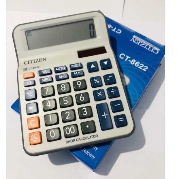 

Kalkulator Dagang 12 Digit Citizen CT 8622 Warna Putih Cantik / Kalkulator Sekolah