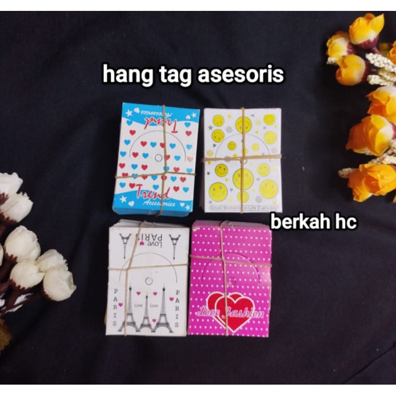 

50 pcs hang tag asesoris hangtag terlaris