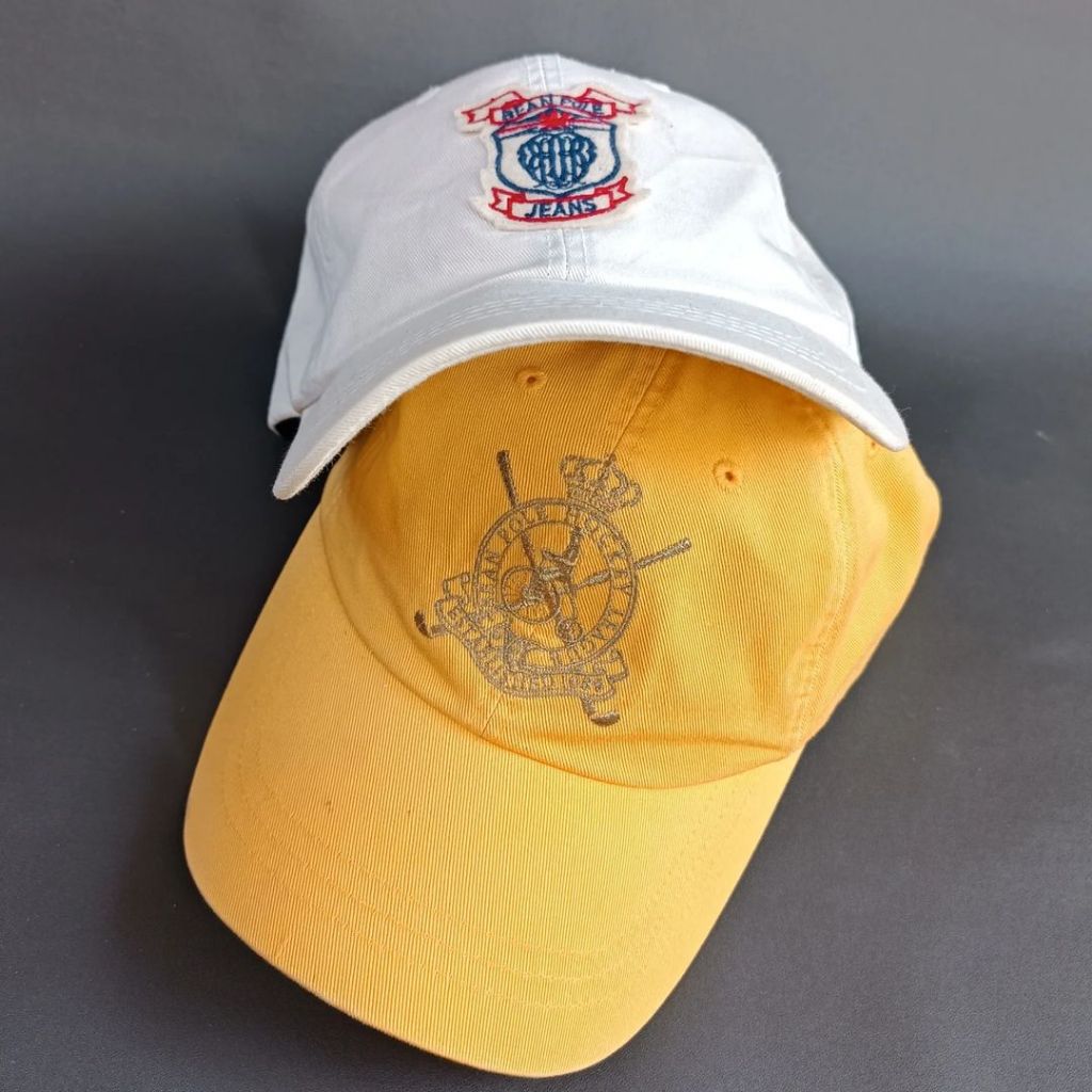 Topi Caps Unisex Pria Wanita BEANPOLE Putih