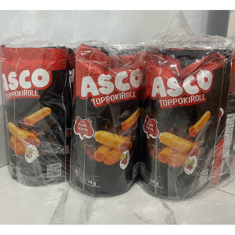 

ASCO TOPPOKIROLL RASA AYAM GEPREK @28g