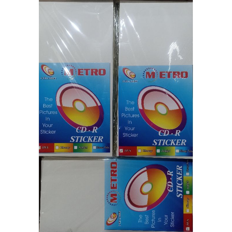 

Cd label hvs metro isi 100