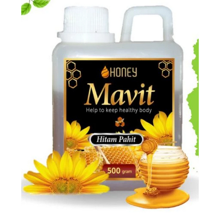 Madu MAVIT Hitam Pahit 500gr