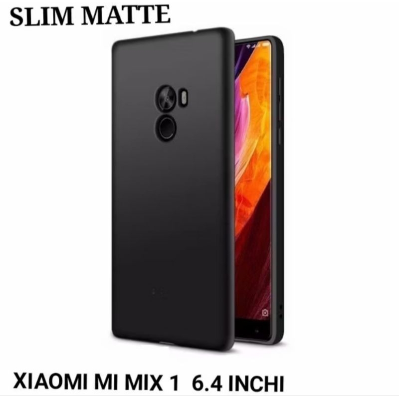 Case Blackmatte Mi Mix 1 layar 6,4 Inch Casing Atau Kondom Softcase