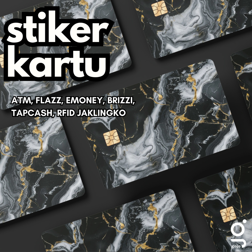 

Gojo Stickers - Stiker ATM Marmer Series A Special SKIN ATM GARSKIN ATM Skin Card ATM emoney Flazz jaklingko dll bisa custom Premium