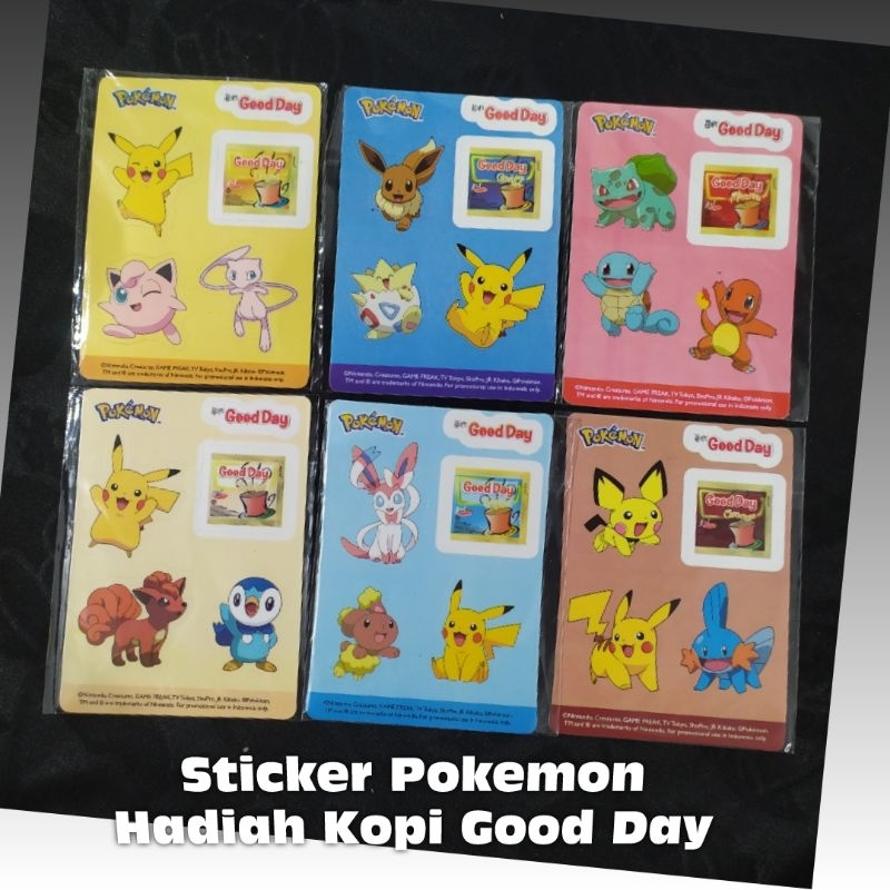 

Sticker Pokemon Hadiah Kopi Good Day