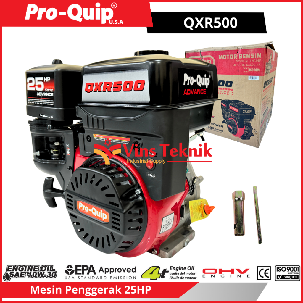 Mesin Penggerak Bensin Gasoline Engine 25HP Proquip QXR500 QXR 500