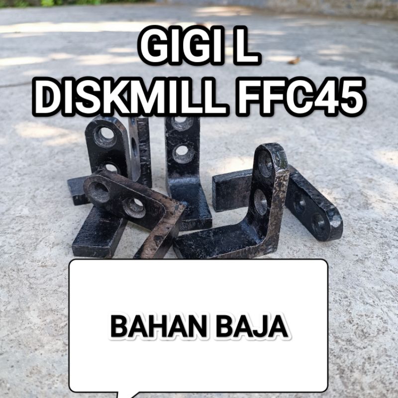 Gigi L putar diskmill ffc45 ffc23 ffc15 untuk mesin penepung selep ffc 45 ffc15 ffc23
