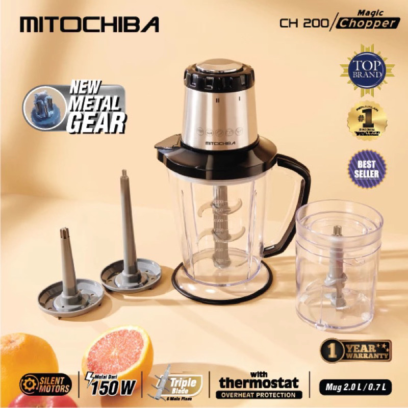 Food Chopper MITOCHIBA CH-200 Magic Chopper
