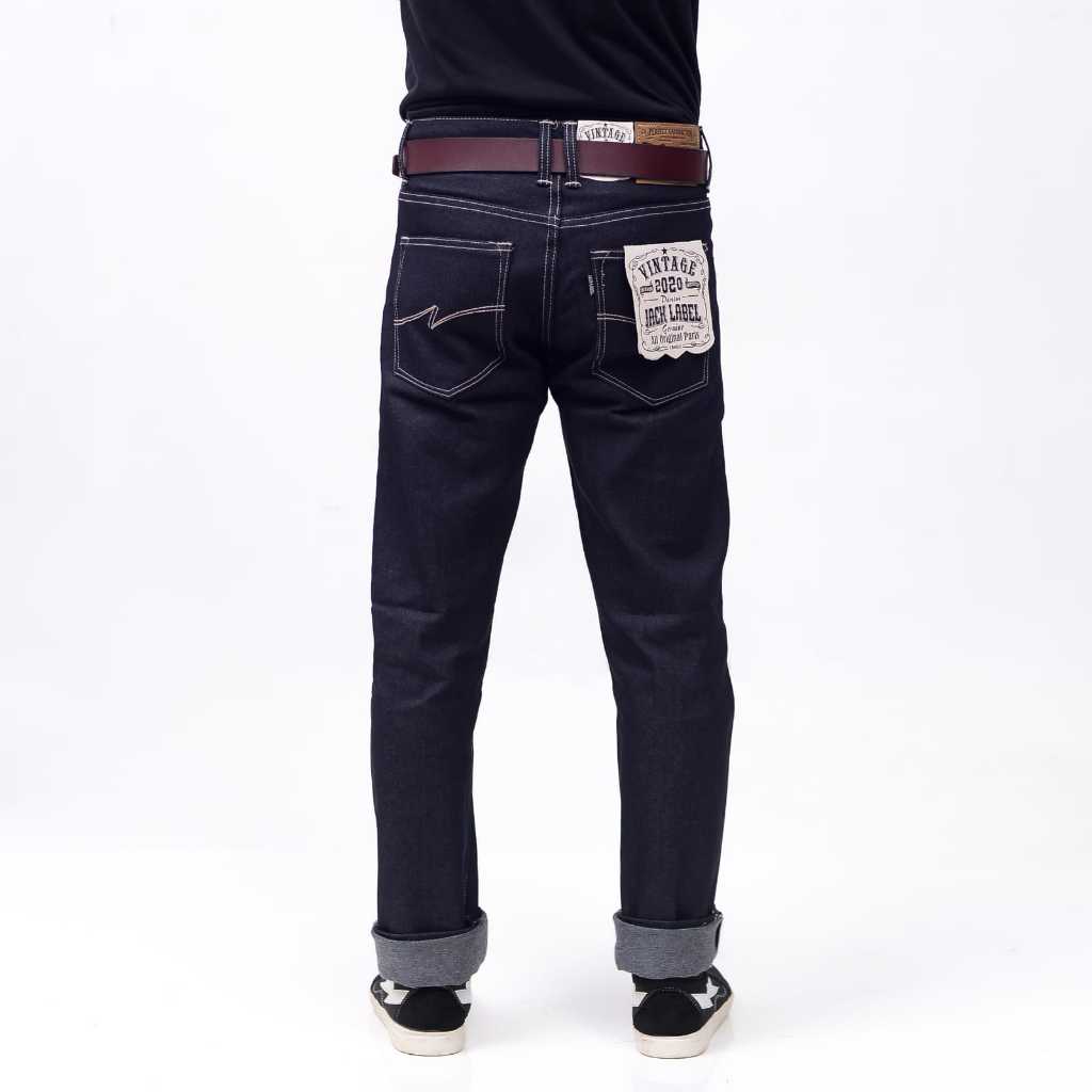 Celana Denim Selvedge Jack Label Original Celana Selvedge Denim 14 OZ Celana Panjang Selvedge