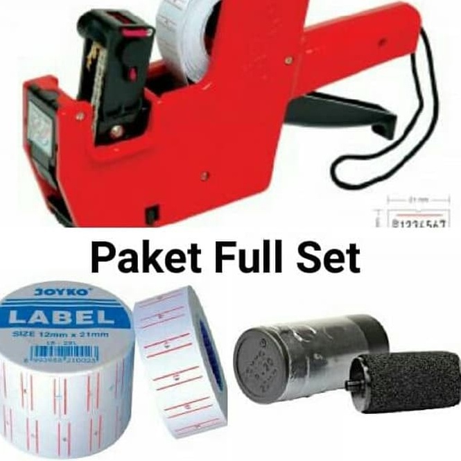 

Update Terbaik label harga joyko MX 55 M alat label harga 1 baris price labeller paket full set