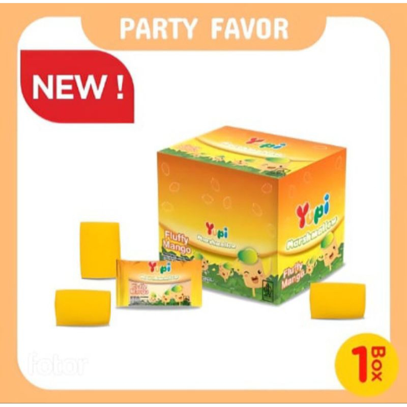 

yupi marshmellow fluffy mango box