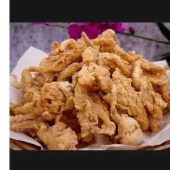 

jamur crispy kiloan 1kg kripik jamur pedas cemilan sehat