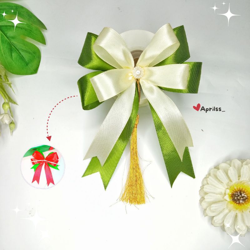 

Pita Hampers Tanggung TASEL / Pita kado / pita parsel / pita jadi/ pita Lebaran