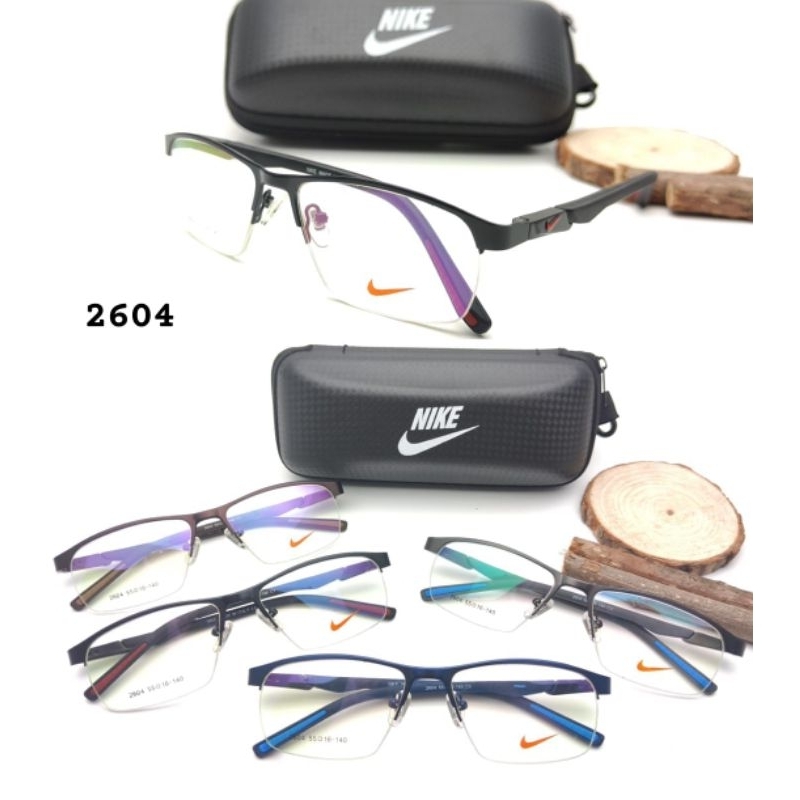 Frame Kacamata Pria Sport Titanium Minus Bluecromic NK 2604