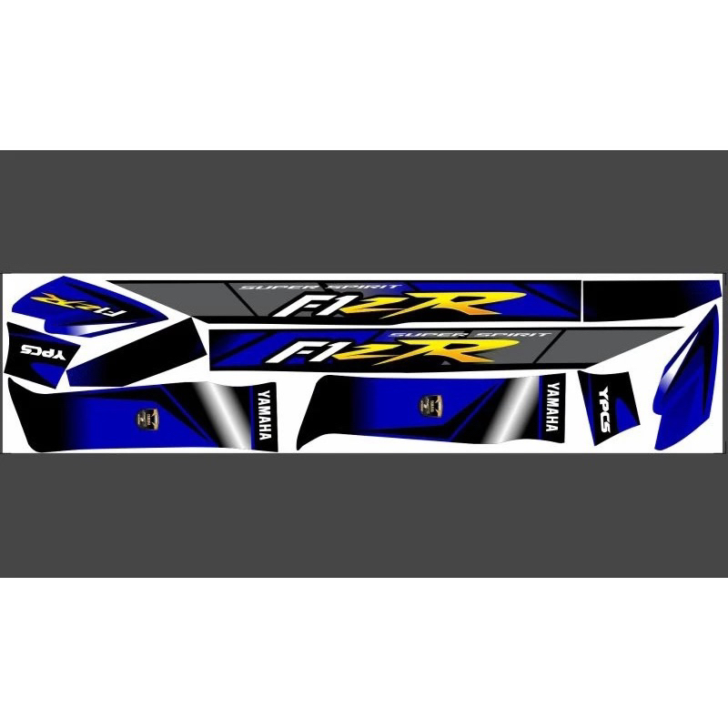 STRIPING FIZR VARIASI MALAYSIA FIZ R OREN ORANYE MERAH HITAM