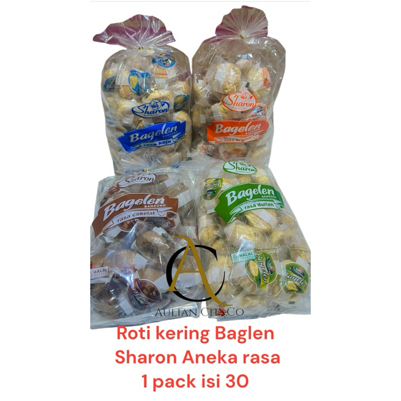 

Roti kering Baglen Sharon aneka rasa 1pack isi 30pcs