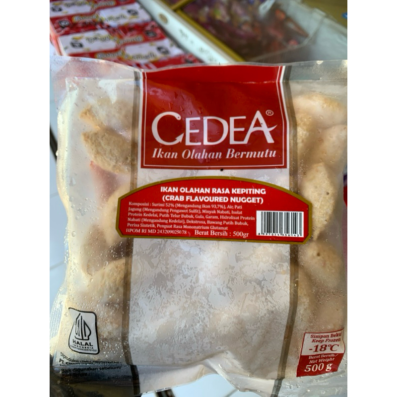 

cedea ikan olahan rasa kepiting 500gr