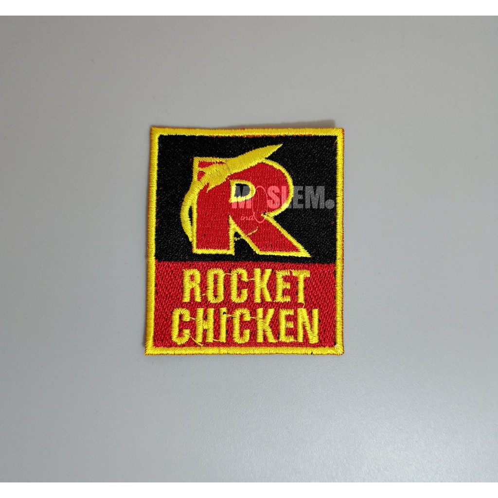 Patch Bordir Rocket Chicken