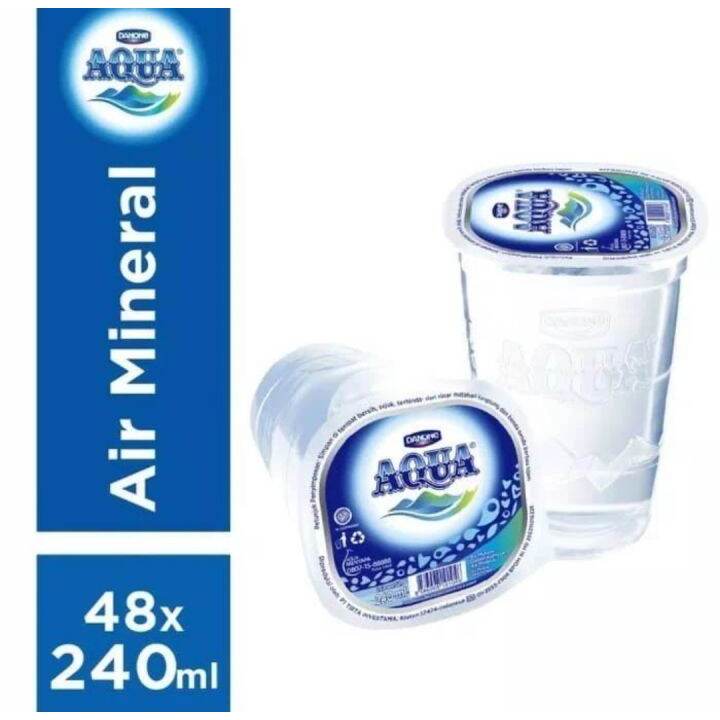 

Aqua Gelas Cup Air Mineral 48 x 220 mL