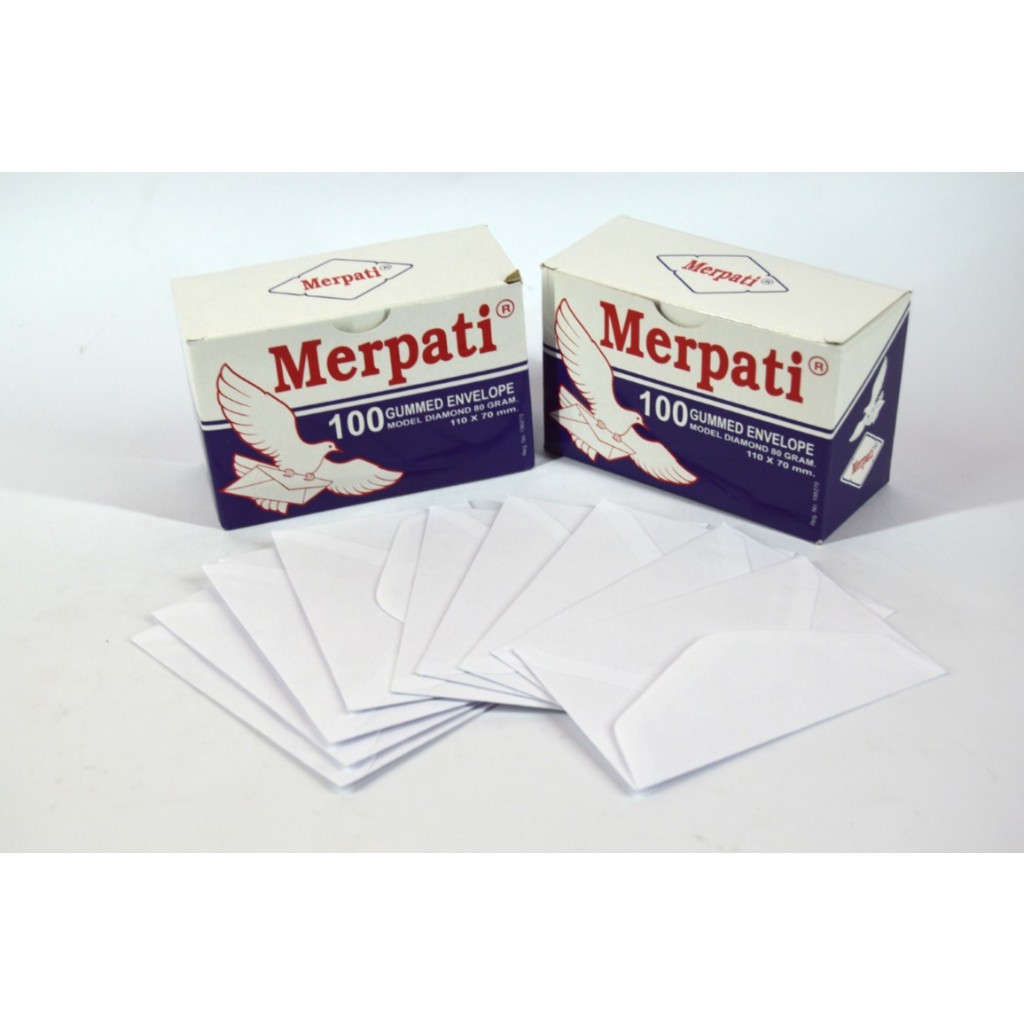 

Amplop Merpati Kiky Putih Polos