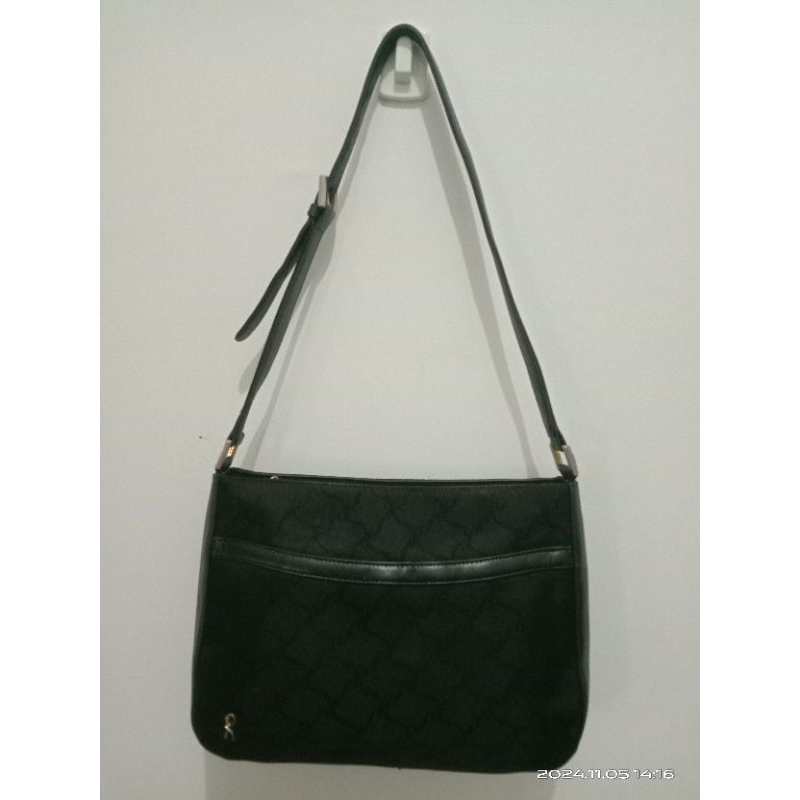 tas kulit asli mix canvas brand roberta di camerino