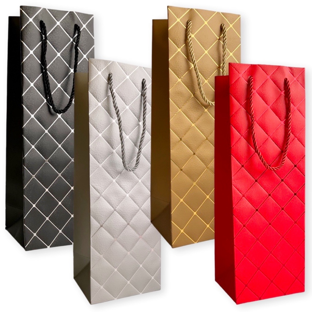

Scoop Kantong Kertas / Paper Bag Botol Wine Klasik 35x12x10cm 70200500