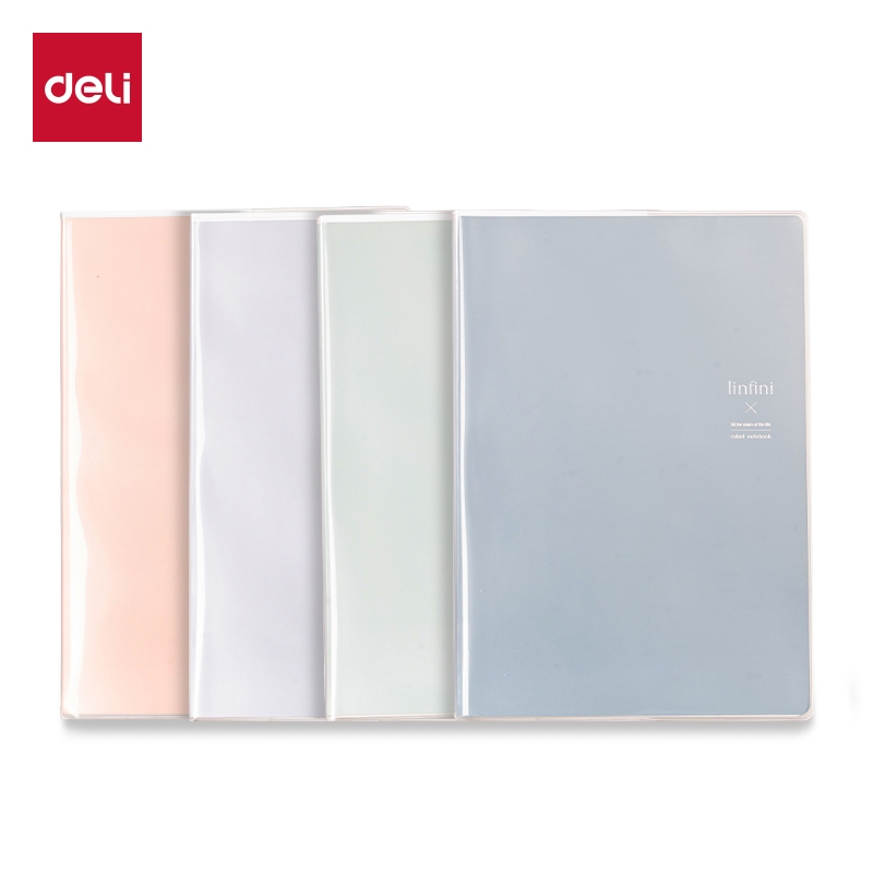 

Deli Buku Catatan Sampul Plastik / EVA Cover Notebook 16K Paper - 96 sheets T16XX