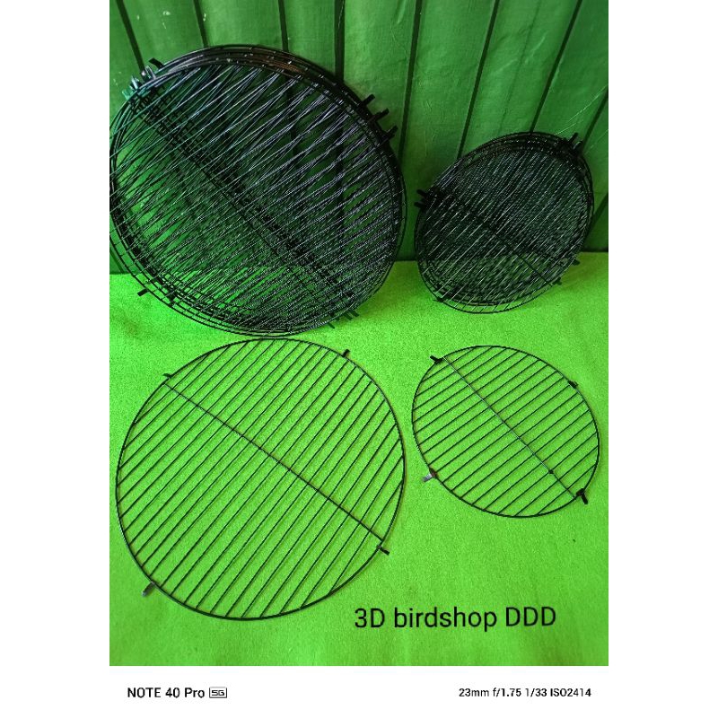 ANGSANG SANGKAR LOVEBRID DAN HELOPET, TATAKAN BESI SANGKAR KAPSUL