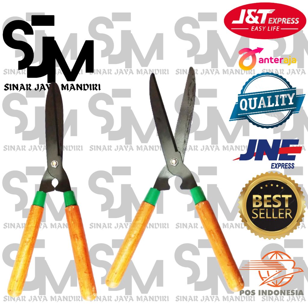 GUNTING TAMAN GAGANG KAYU / GUNTING RANTING / GUNTING TAMAN GAGANG KAYU / GUNTING RUMPUT GAGANG KAYU