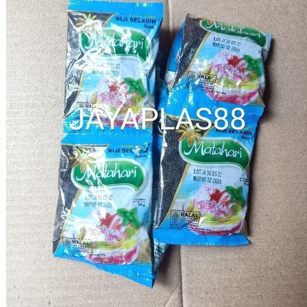 

Biji Selasih Matahari Sachet 50 gr Basil Seed