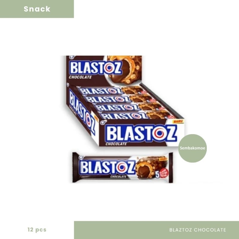 Blaztoz Wafer Coklat Caramel Blastos 24g | Wafer Blastoz 2000 murah snack