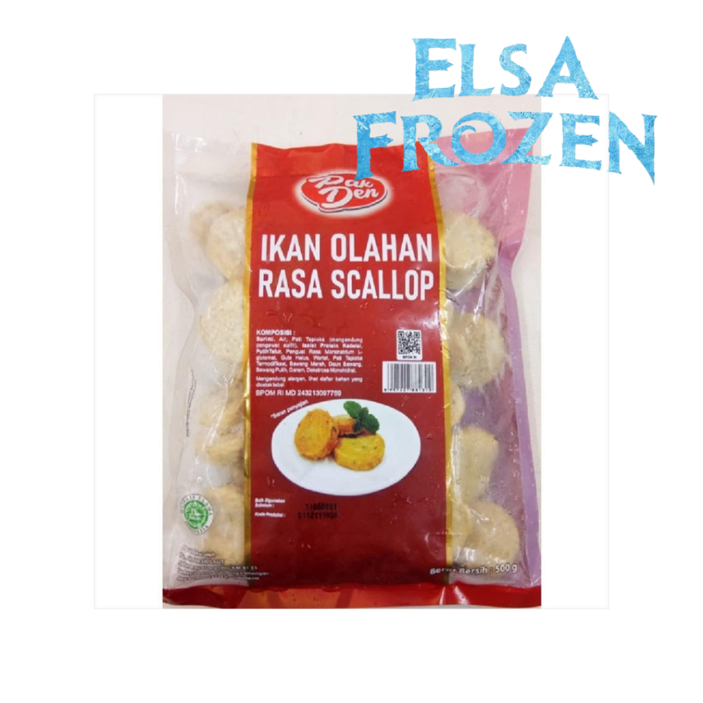 

PAKDEN IKAN OLAHAN RASA SCALLOP 500GR HARGA PROMO IKAN OLAHAN BASOIKAN