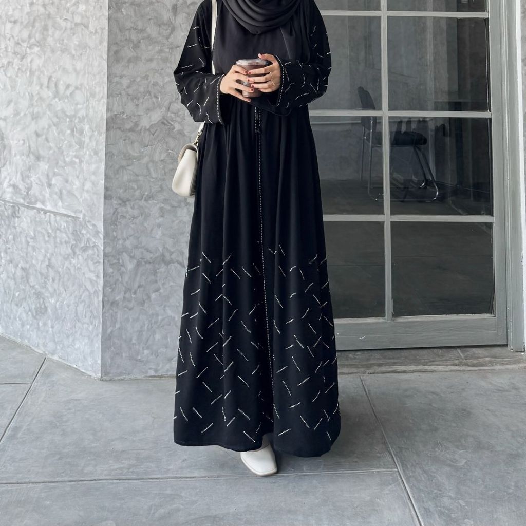 Abaya robiah vv gamis kekinia - gamis kondangan - dress kondangan - busana muslim - abaya kekinian -