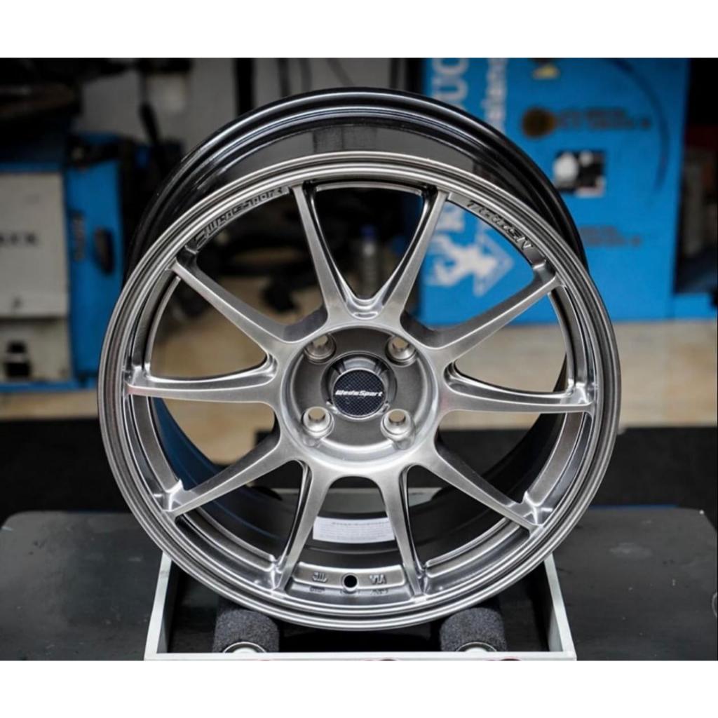 VELG WEDSSPORT TC105N FLOW FORMING R16 PCD 4x114 LEBAR 7 ET 38 WARNA HYPER BLACK - VELG MOBIL TIE RO