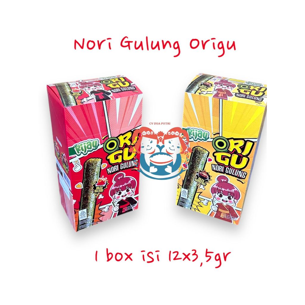 

Nori Roll Gulung Rijau Origu 3,5gr (1box isi 12pcs)