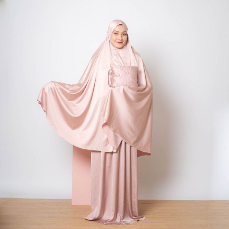 Mukena Kayshila Prayer Set Armani Silk 2 in 1 | Mukena Silk 2in 1