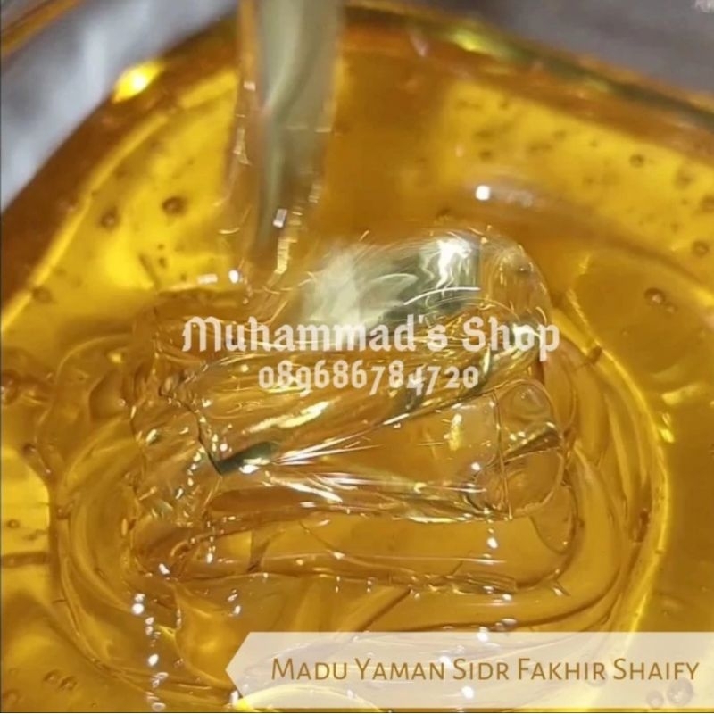 

Madu Yaman Sidr Fakhir Shaify | Madu Mentah Asli dan Murni ( Lebah Liar ) 1kg | Unpasteurized Lulus Uji Lab.