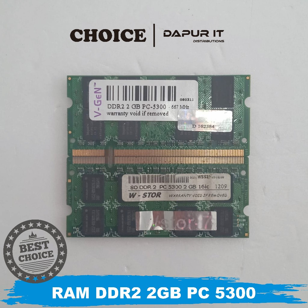 RAM LAPTOP DDR2 2GB PC 5300
