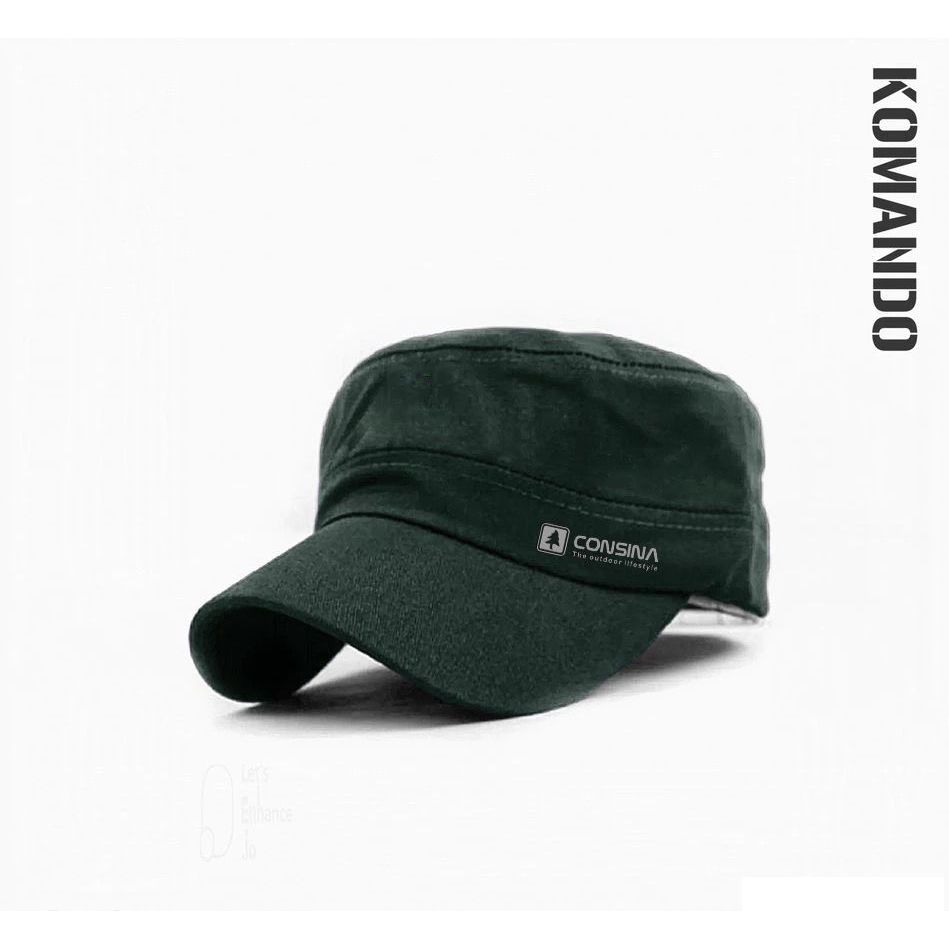 Topi Komando Pria Motif Keren Premium/Topi Unisex Komando