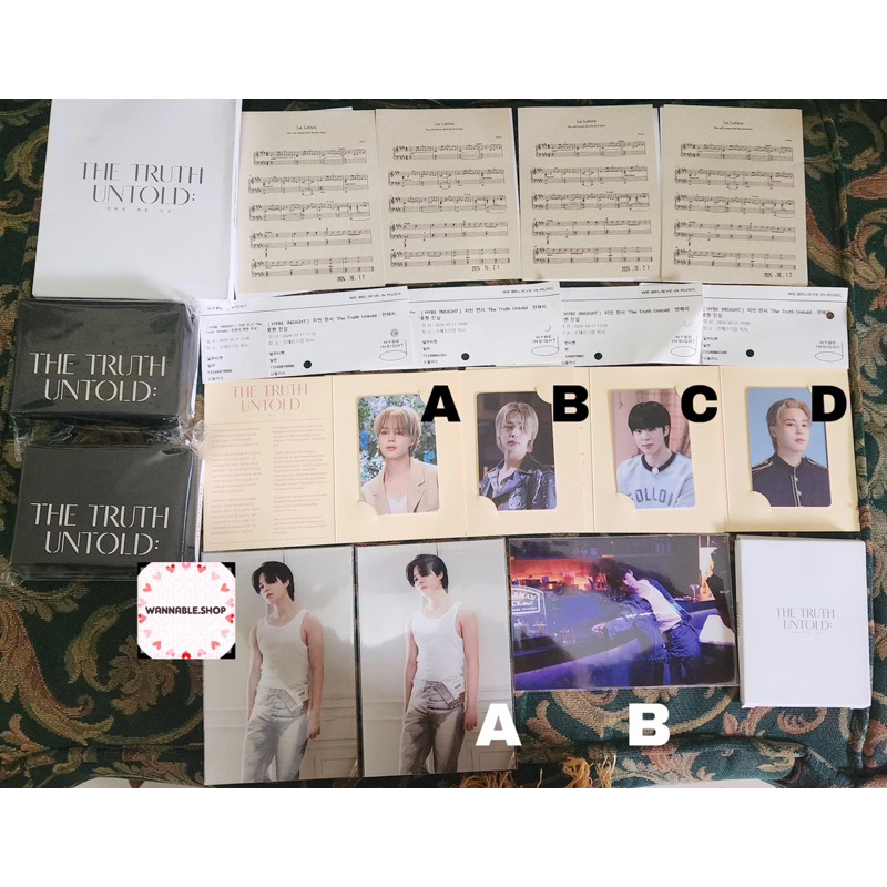 [READY STOCK INDONESIA] OFFICIAL BTS JIMIN THE TRUTH UNTOLD PHOTO TICKET PHOTOCARD TICKET JIMIN EXHI