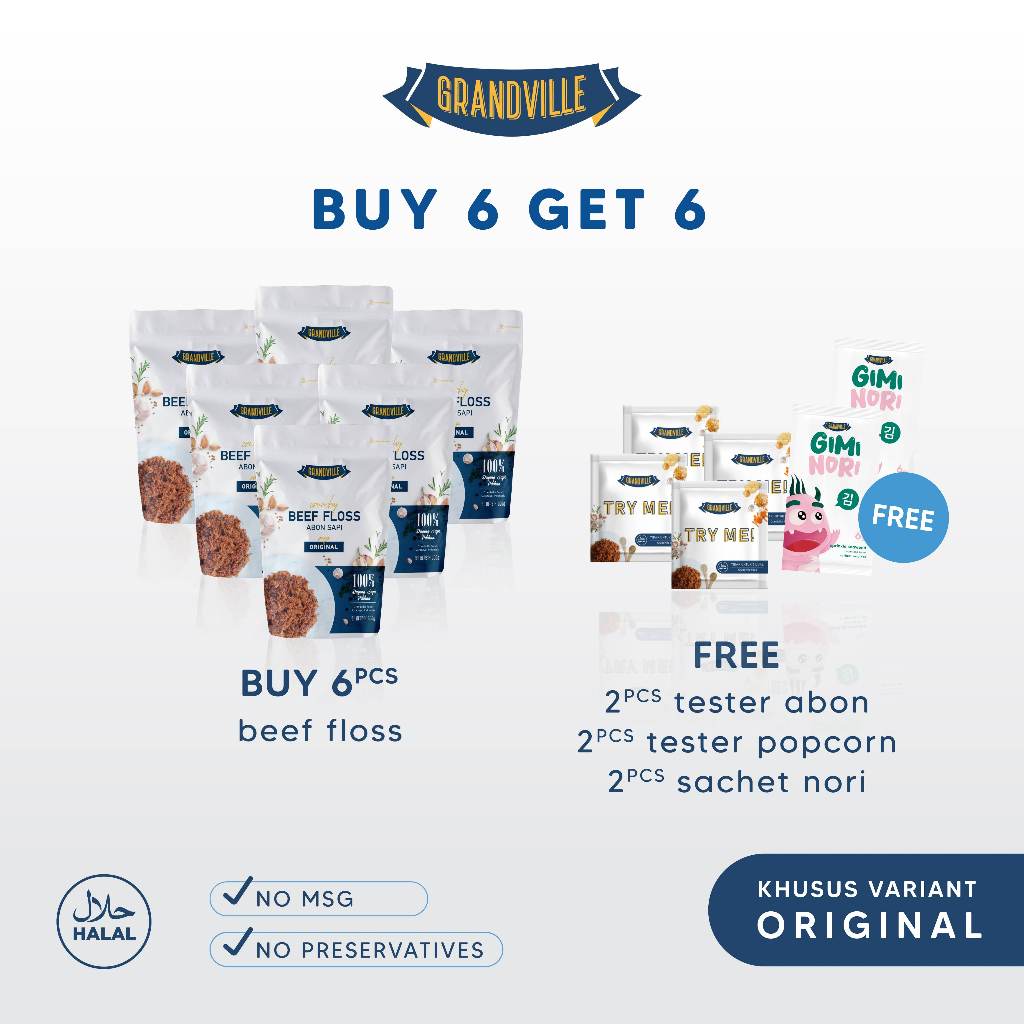 

[LIVE] BUY 6 GET 6 Grandville Abon SAPI Crunchy Half Dozen Free 6pcs Sample