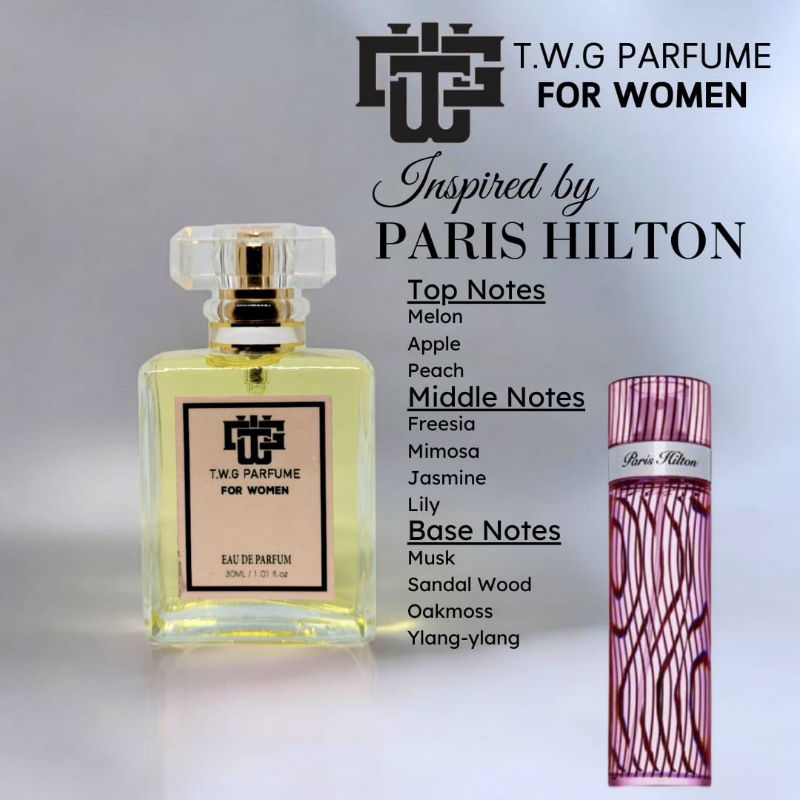INSIPIRED PARFUME by T.W.G PARFUME for WOMEN ( Paris Hilton, scandal by night, sexy grafiti, vanila 
