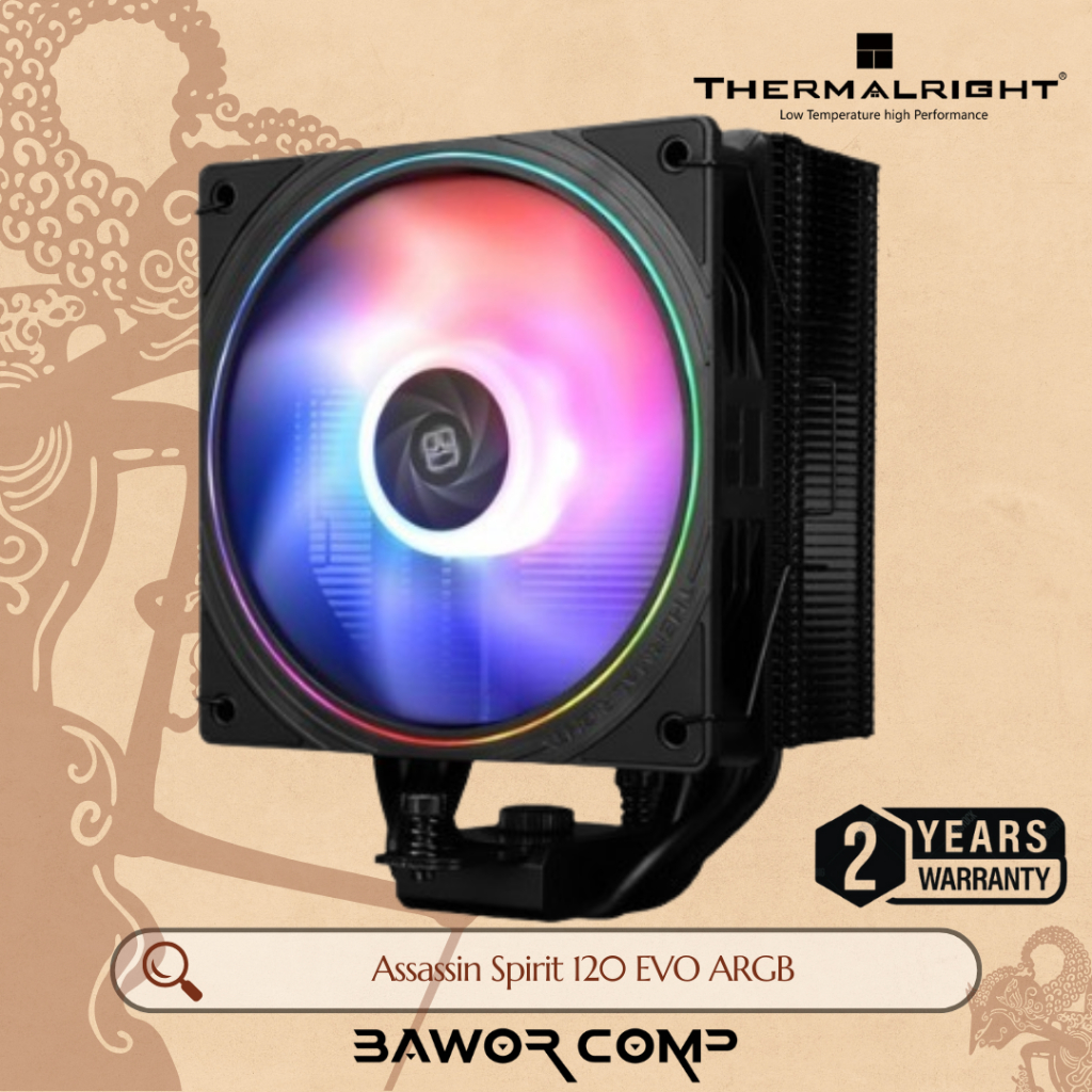 THERMALRIGHT Assassin Spirit 120 EVO ARGB | CPU Cooler HSF Intel / AMD
