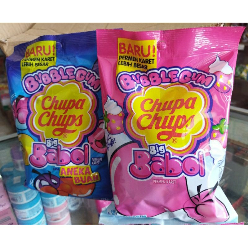 

big babol 152g - permen karet kunyah - chupa chups